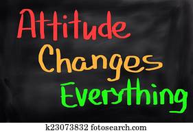 Attitude Changes Everything Concept Attitude Changes Everything Concept