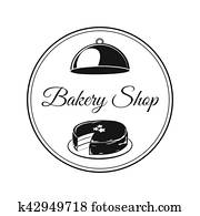 , trade, baker, bakery, cake, cartoon, people, Clipart | u29742631