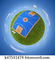 Basketball court Basketball court