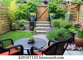 Small garden. Small garden.
