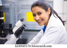 sorrindo, cientista, doutor