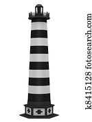 Black lighthouse Black lighthouse