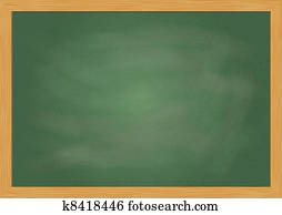 Blank black board