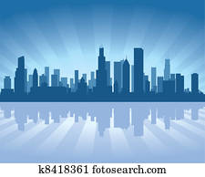 chicago, skyline chicago, skyline