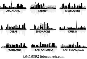 City skyline City skyline