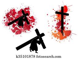 Jesus carrying the cross Jesus carrying the cross