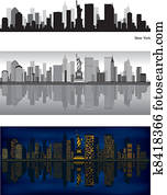 new york city skyline new york city skyline