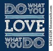 עשה, מה ש, אתה, love,, אהוב, מה ש, אתה, עשה