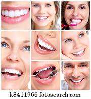 开心, 人们, smile.