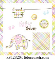 Baby shower elements Baby shower elements