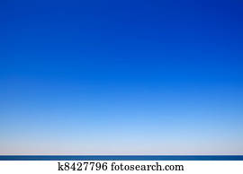 Beautiful seascape with blue sky