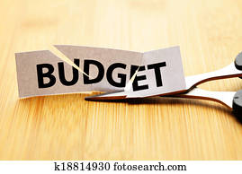 budget, skære