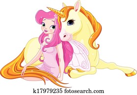 Fairy and Unicorn Fairy and Unicorn
