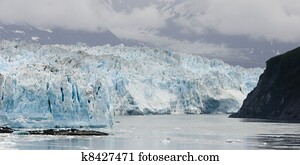 geleira hubbard, alasca