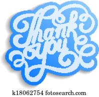 lettering thank you lettering thank you