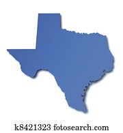 Map of Texas - USA Map of Texas - USA
