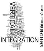 palabra, nube, vertical, integración