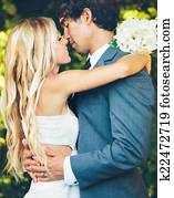 romántico, par wedding