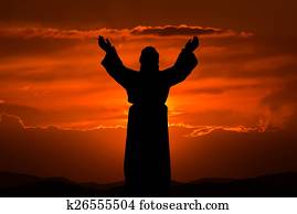 Silhouette Jesus Silhouette Jesus