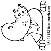 תאר, שמח, תנין