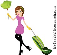 Cleaning Lady Character Cleaning Lady Character