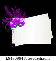 Mardi Gras purple mask Mardi Gras purple mask