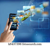 Modern technology smartphone Modern technology smartphone