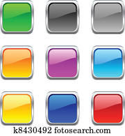 Web buttons. Web buttons.