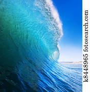 Blue Ocean Wave