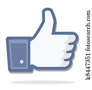blue thumb up blue thumb up