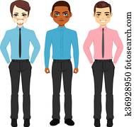 Casual Businessmen Group