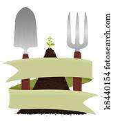 Gardening and scroll