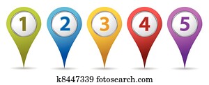location number pins location number pins