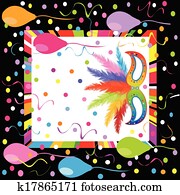Mardi gras background Mardi gras background