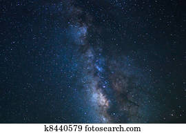 Night Sky, Bright Stars and Milky Way Galaxy Night Sky, Bright Stars and Milky Way Galaxy