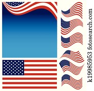 American Flag Set American Flag Set