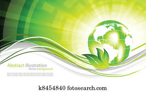 Background with globe Background with globe