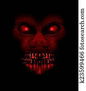 Evil Ape Monster Portait Evil Ape Monster Portait