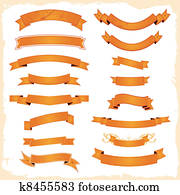 Graphic Banners And Ribbons Set Graphic Banners And Ribbons Set