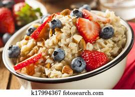 Healthy Homemade Oatmeal with Berries Healthy Homemade Oatmeal with Berries