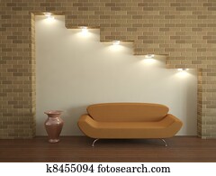 Interior of a room Interior of a room