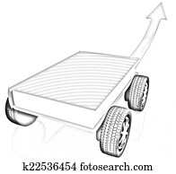 On race cars in the world of knowledge concept