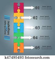 puzzel, logo., geschaefts, Infographics. puzzel, logo., geschaefts, Infographics.
