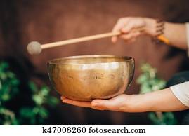 Tibetan singing bowl Tibetan singing bowl