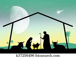 Christmas Nativity scene Christmas Nativity scene