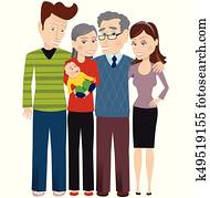 starí rodičia, a, new baby