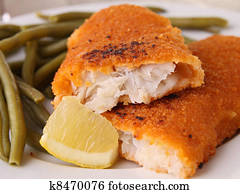 breaded fish