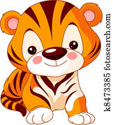 Fun zoo. Tiger Fun zoo. Tiger