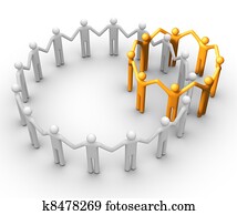 grupo de las personas