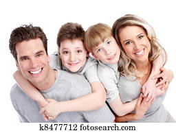 Happy family. Happy family.